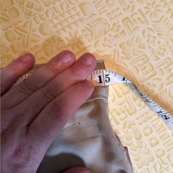 Vintage Men's Tan Work Pants with Knee Patches - Picture 10 of 11